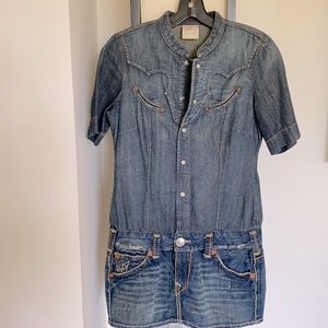 True Religion, Mini Denim Dress, Size 4